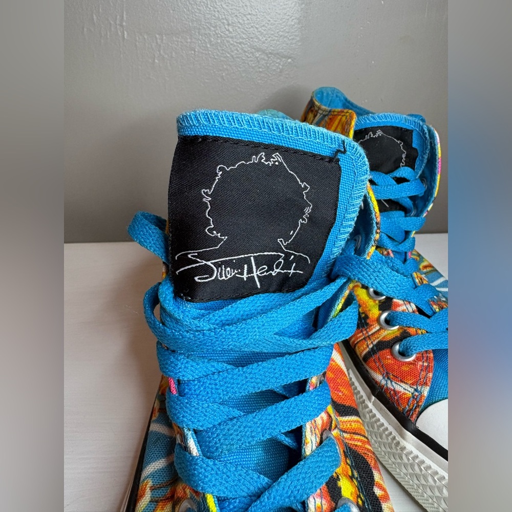 Rare pair of Jimi Hendrix high top converse - Picture 5 of 10
